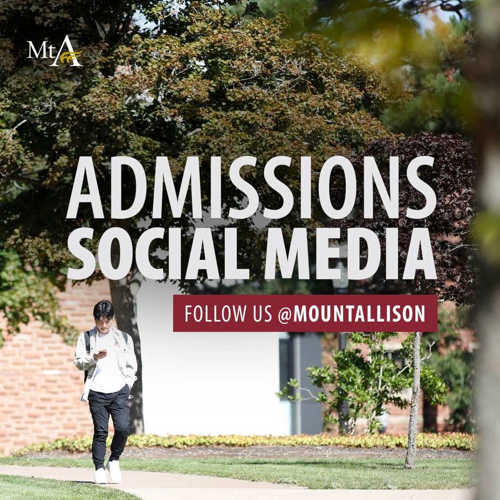 @mta_admissions is moving! Follow us @mountallison today!