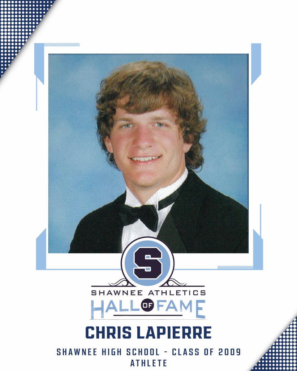 Shawnee Athletics Hall of Fame - September 22nd - Chris LaPierre - Football, Lacrosse.