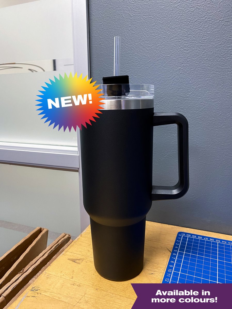 📣 Wow, new product alert! 📣 
Are you interested in those Stanley travel mugs but hesitated because you want YOUR company's logo on them? We've got unbranded travel mugs on which you can put your logo! Don't hesitate to contact our promo department for more information! #promo