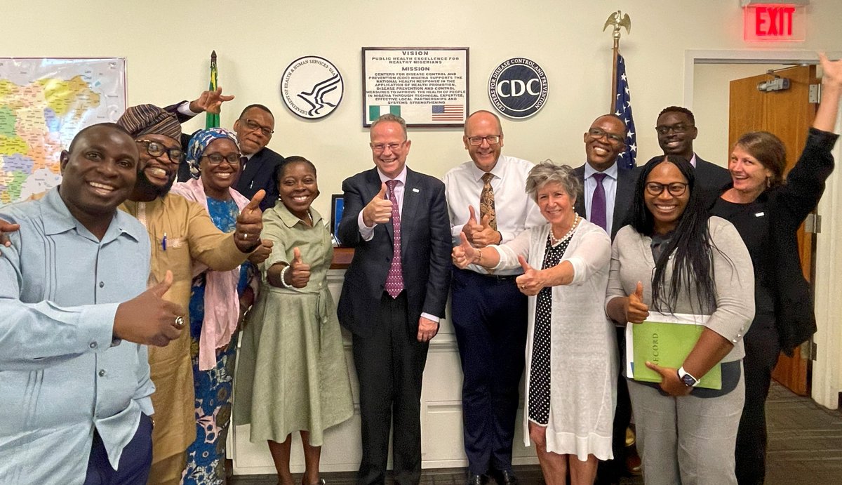 Yesterday, <a href="/USCDCNIGERIA/">U.S. CDC Nigeria</a> Country Director #MaryBoyd &amp; <a href="/USinNigeria/">U.S. Mission Nigeria</a> Charge` #WillStevens had fruitful discussions with the Interim CEO of <a href="/gavi/">Gavi, the Vaccine Alliance</a> #DavidMarlow at the Embassy. They agreed to continue to partner in support of efforts to vaccinate Nigerians against infectious diseases.