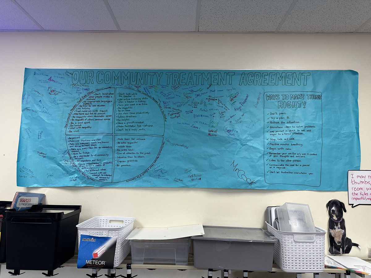 MrCookSchool's tweet photo. The final Classroom Treatment Agreement for @CowlishawKoalas Project Arrow and 4C Accelerated Math! https://t.co/YAPYvQGG9Z
