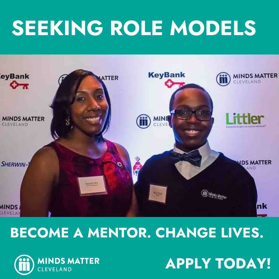 🌟 Become a mentor, be a role model! Minds Matter Cleveland is calling all compassionate individuals who believe in the power of education. Sign up now and help high school students in Cleveland unlock their potential. Together, we can change lives! Visit MindsMatterCleveland.org.