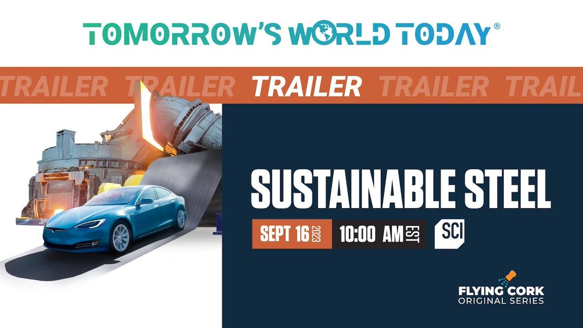 U_S_Steel's tweet photo. Tomorrow’s the day! Tune in to the @ScienceChannel’s #TomorrowsWorldToday at 10 a.m. EST to learn the essential role our steel plays in creating a more sustainable future that is #BestForAll. @twtexplore https://t.co/MYBTxZVfEu https://t.co/NTdvx89aUI