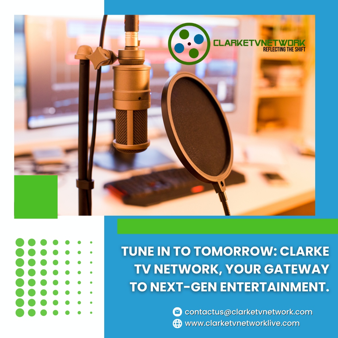 ClarkeTVNetwork's tweet photo. Unlock the door to next-gen entertainment with Clarke TV Network — your ticket to the future of captivating content!

Tune in tomorrow and experience a new dimension of entertainment that will redefine the way you watch. 

Get ready to be amazed! 

🔗 https://t.co/oVoRl6TA7g https://t.co/GRpJwqjp0E