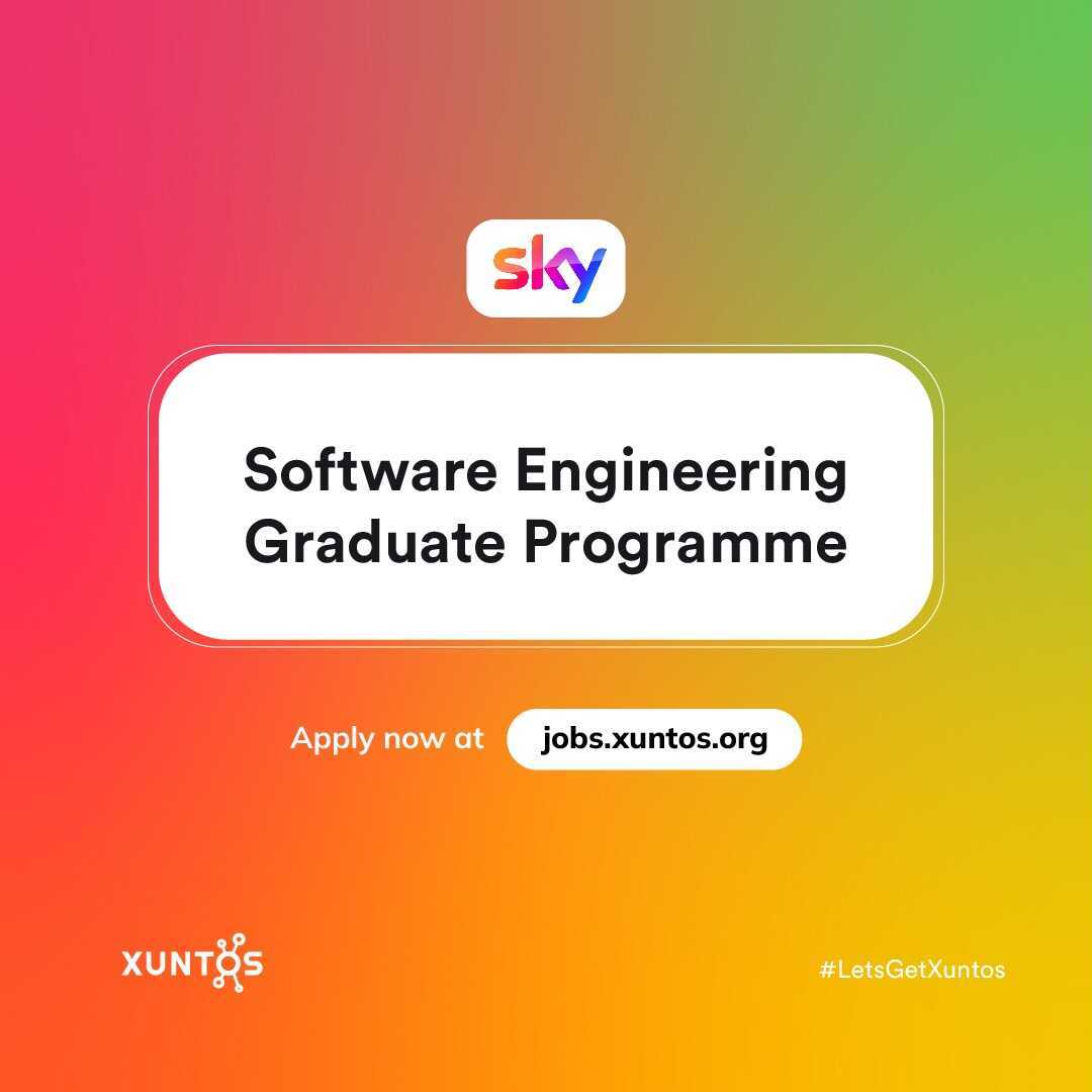 🚨 Job Alert

<a href="/SkyUK/">Sky</a> is hiring a Software Graduate Engineer.

🧠Linux and embedded C with support scripts in Python, PHP, bash

Apply here: jobs.xuntos.org/job/sky-softwa…

#UKjobs #graduate #python #php #c #tech #ukcareers #jobad