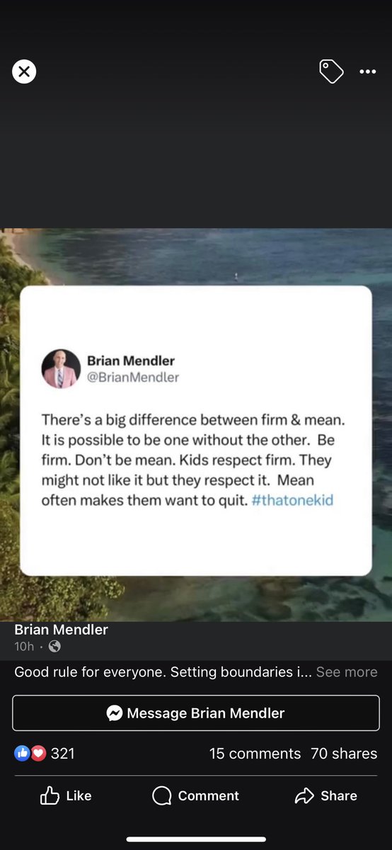 Getting back to the idea of the quote of the week. Still settling on starting or ending the week with this but here’s this weeks thought. As always thanks for the great advice @BrianMendler #thatonekid