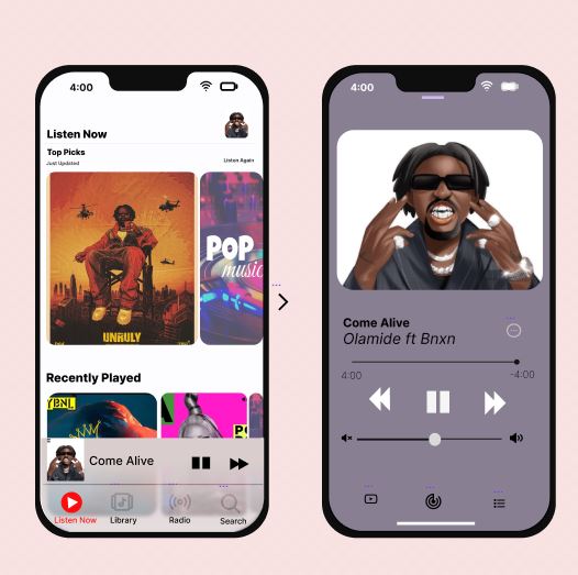 TommieTreasure's tweet photo. I copied/replicated these two designs, the 3rd day of learning UI/UX design with figma two months ago.

#design  #figma #TechNews #technology #iTunes #machesterunited https://t.co/W6oA9Kcr7i