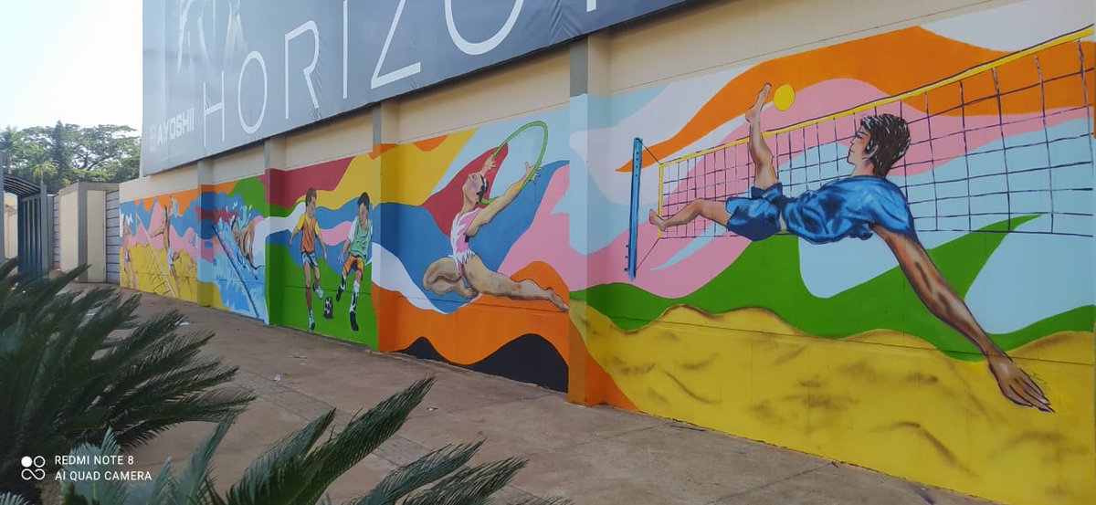 HouseJurassic's tweet photo. Mais uma parte do muro que pintamos da AABB em Maringá.

Arte: FACE e Digu https://t.co/xdfT9tO8Kz