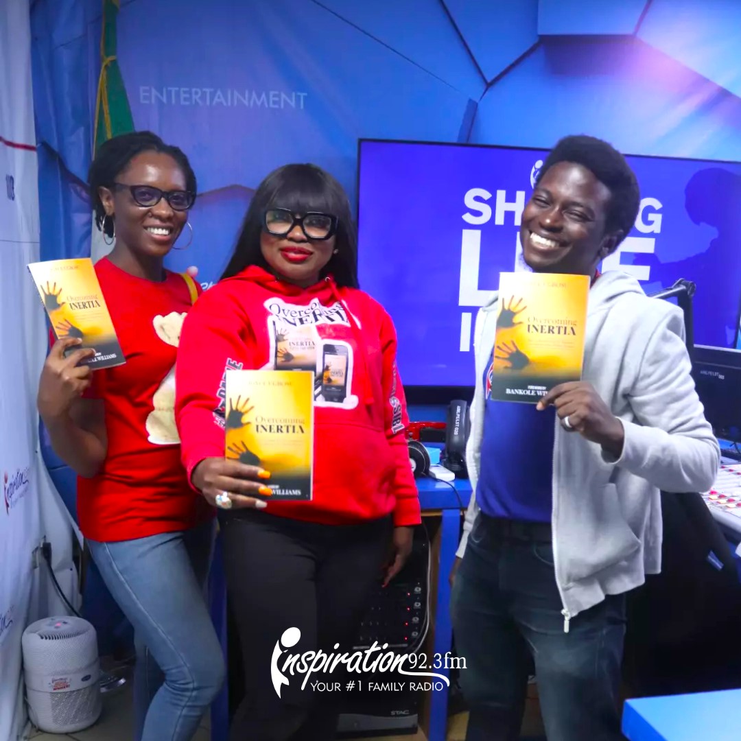 IFM923's tweet photo. Dr. Joyce Ugbosu inspires and enlightens as she shares the Secrets to 'Overcoming Inertia' on the On Air Book Club this Morning | @iamjoyceugbosu
#onairbookclub #joyceugbosu #bookreview #bookread #inertia #overcominginertia #newbeginnings #yourno1familyradio https://t.co/fM8A3sLfjw