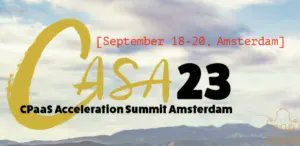 Next week, iotum's @JasonMartin38 & Dora Bloom will be taking the stage at the @cpaasaa Summit in #Amsterdam to talk #AI, #Tech, #CPaaS, & #Marketing. Click the link to learn more!--->buff.ly/46gi0vJ #cpaasaa #tech #techconference #UCaaS #techsummit #CPaas