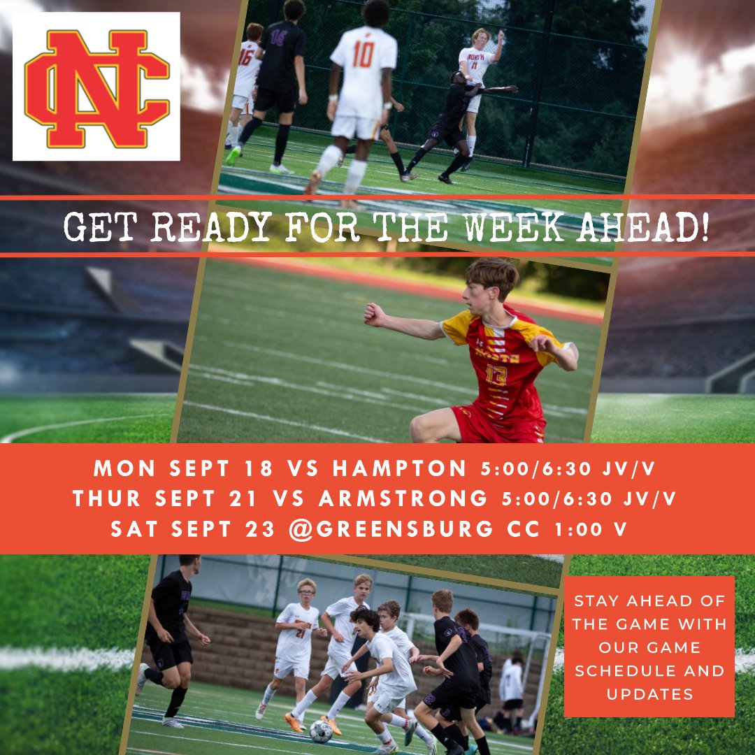 NC Boys Soccer (@nchsboyssoccer) on Twitter photo A full schedule coming up next week, including Senior Night on Thursday! Come out and cheer on the boys!
<a href="/NCForeverTrue/">North Catholic High School</a> <a href="/NCTrojanArmy/">North Catholic Trojan Army</a> <a href="/pghsoccernow/">Pittsburgh Soccer Now</a> A full schedule coming up next week, including Senior Night on Thursday! Come out and cheer on the boys!
<a href="/NCForeverTrue/">North Catholic High School</a> <a href="/NCTrojanArmy/">North Catholic Trojan Army</a> <a href="/pghsoccernow/">Pittsburgh Soccer Now</a>
