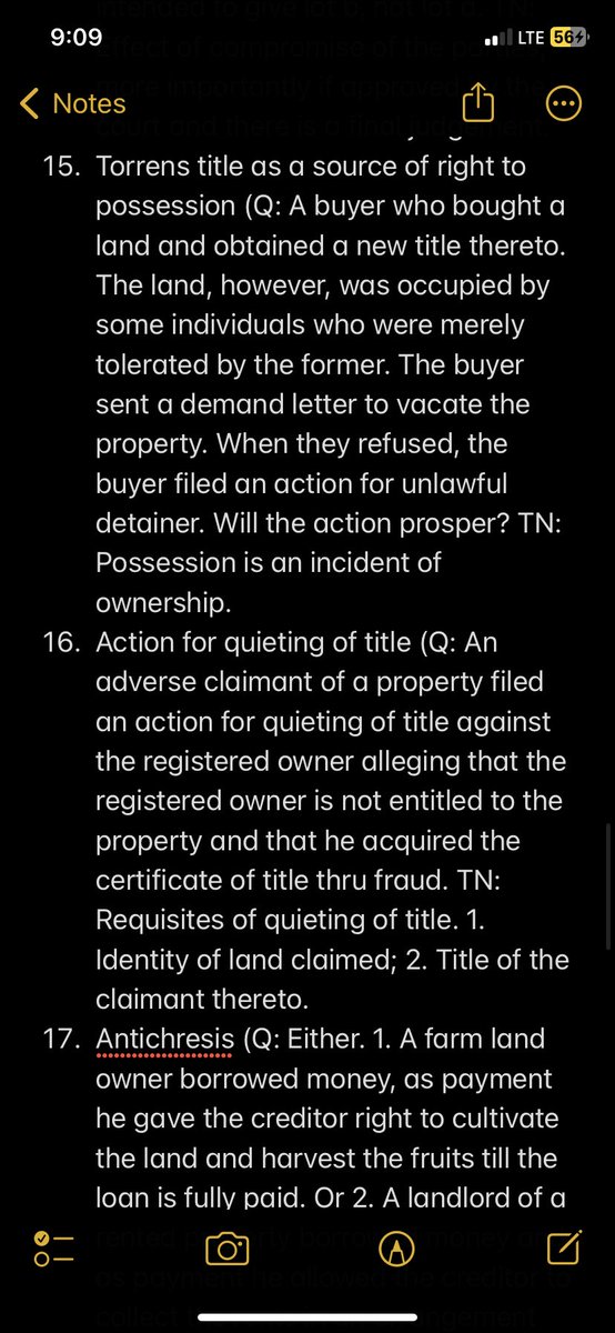 Possible Civil Law Bar Exam by Prof. Al Jumrani (Questions 9-16)