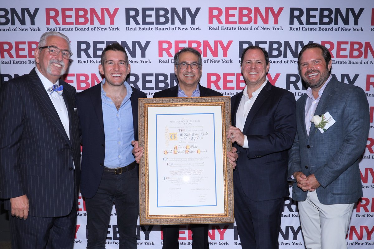 On Wednesday we brought together our outstanding submitting brokers and supporters at Starbucks Reserve Bar for REBNY's 25th Annual Retail Deal of the Year awards! Congratulations to this year's winners, whose deals exemplify the strength and resurgence of New York City’s retail