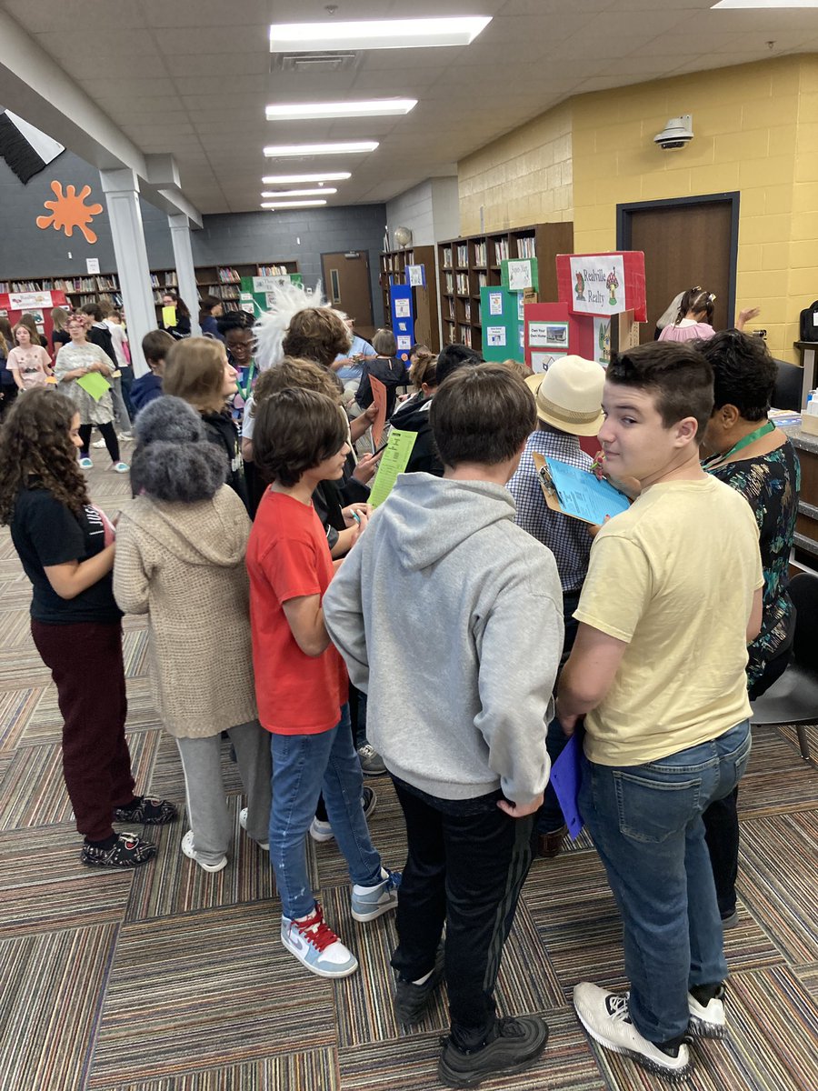 LFMS_Library's tweet image. Reality Check with 8th graders today!