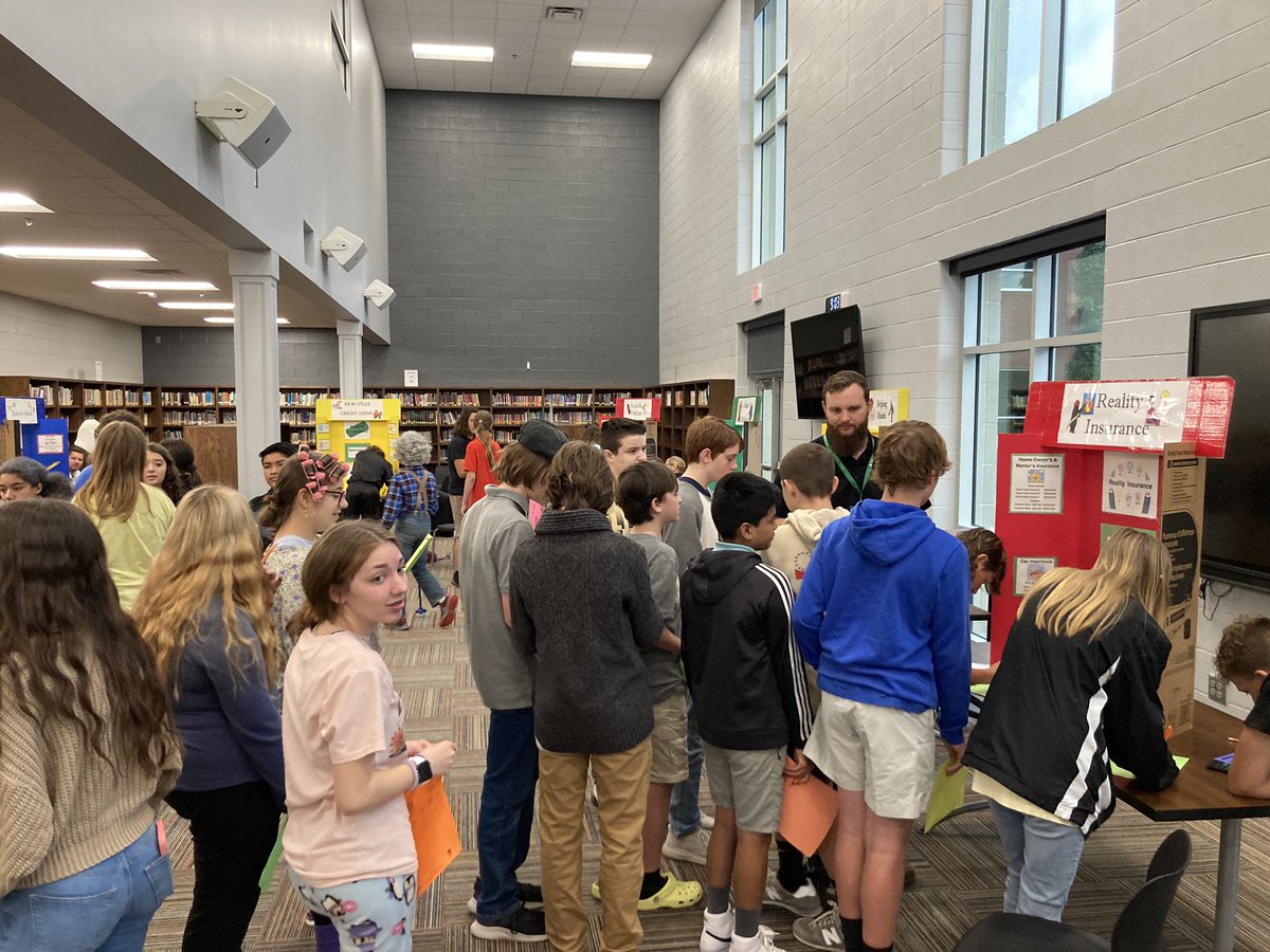 LFMS_Library's tweet image. Reality Check with 8th graders today!