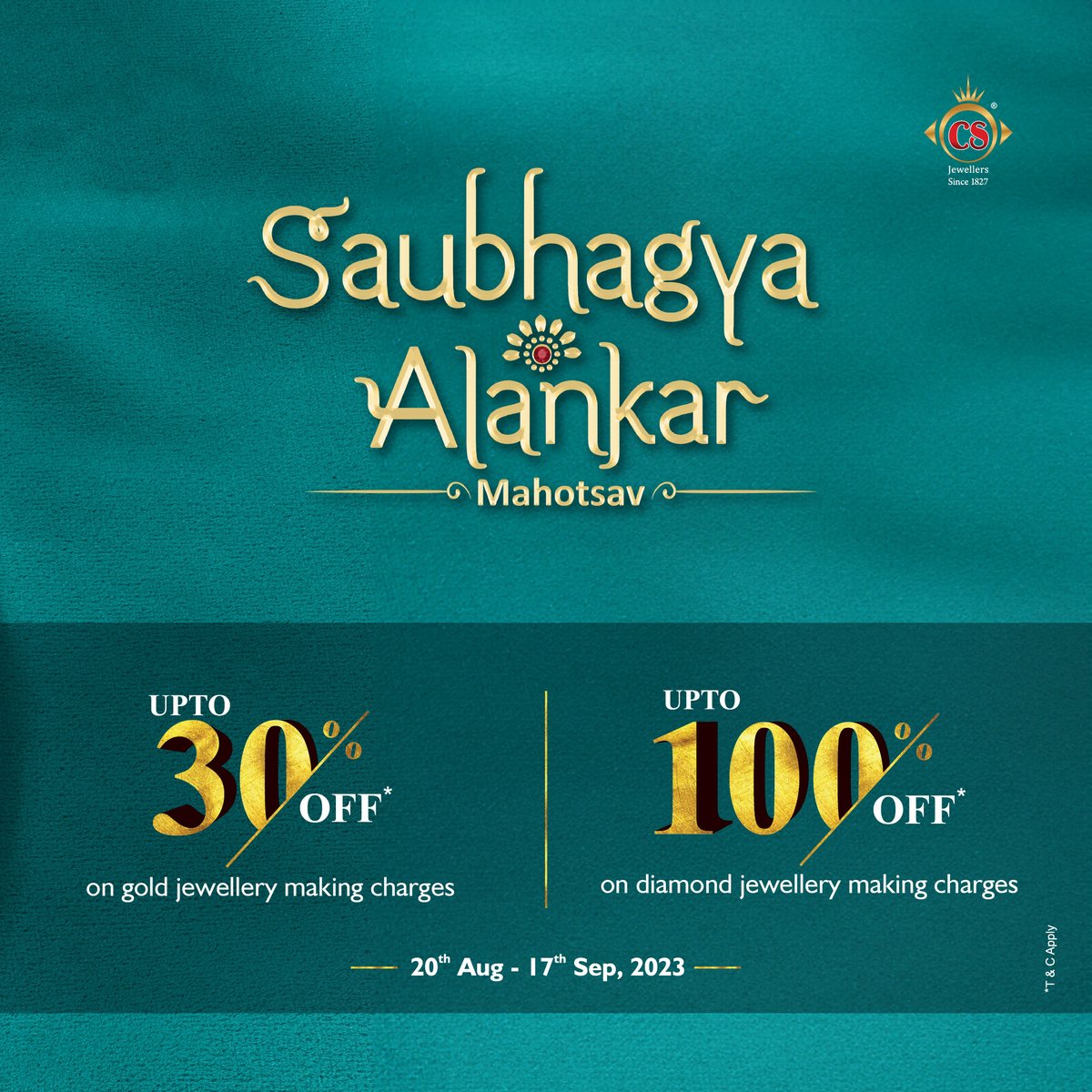 An artistic petal structure with a subtle hint of glistening gold, these beautiful diamond earring from Saubhagya Alankar Mahotsav add a little sparkle to your look.
.
Locate our stores@ bit.ly/3S9Uhac
Toll-Free No : 1800 267 0999
.
.
#csjewellers