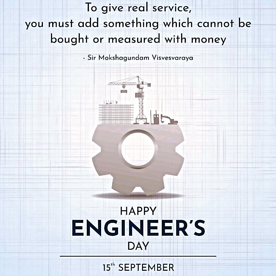 Let's empower the engineers within and around us. Happy Engineer's Day!

#EngineersDay #SirMVisvesvaraya #engineers #engineersdaycelebration #EngineeringExcellence #Engineeringlife #EngineeringInnovation #EngineeringInspiration #engineer #Visvesvaraya #vtu #MVisvesvaraya
