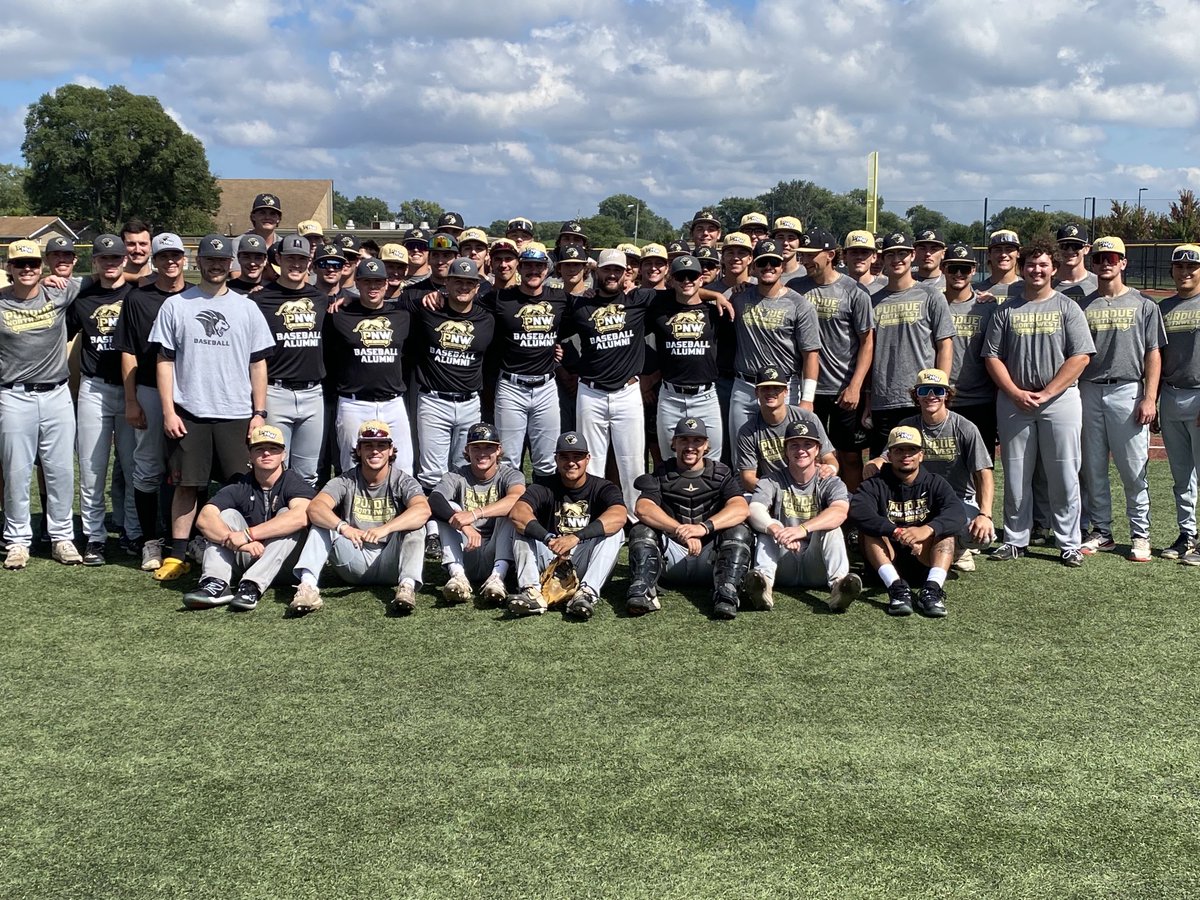 The 2 nd annual Alumni game. A great event for all. PNW Baseball.