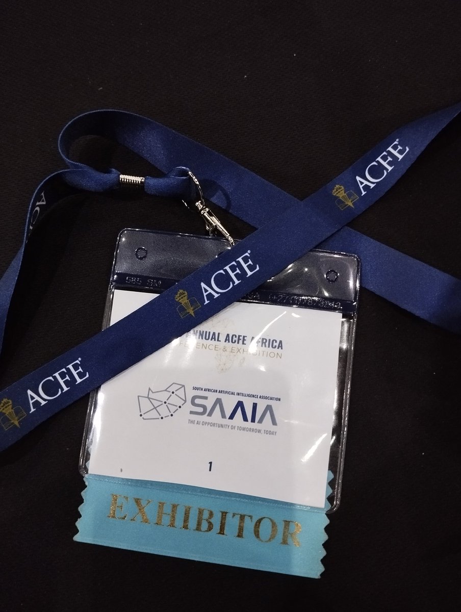 SAAIAssociation's tweet photo. For the past 3 days SAAIA exhibited at the 16th Annual @ACFESA conference to connect professionals and industries by means of creating fraud awareness in different fields of expertise
#acfesa #saaia #ai https://t.co/rA8jbsffR8