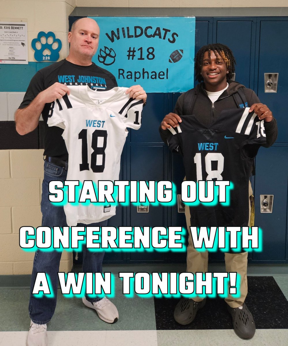 Let's get this W vs Fike tonight!   

<a href="/CoachHarp_WJ/">Jermaine Harper</a> 
<a href="/WJ_Wildcats/">West Johnston Wildcats</a> 
<a href="/WestJFootball/">West Football</a>