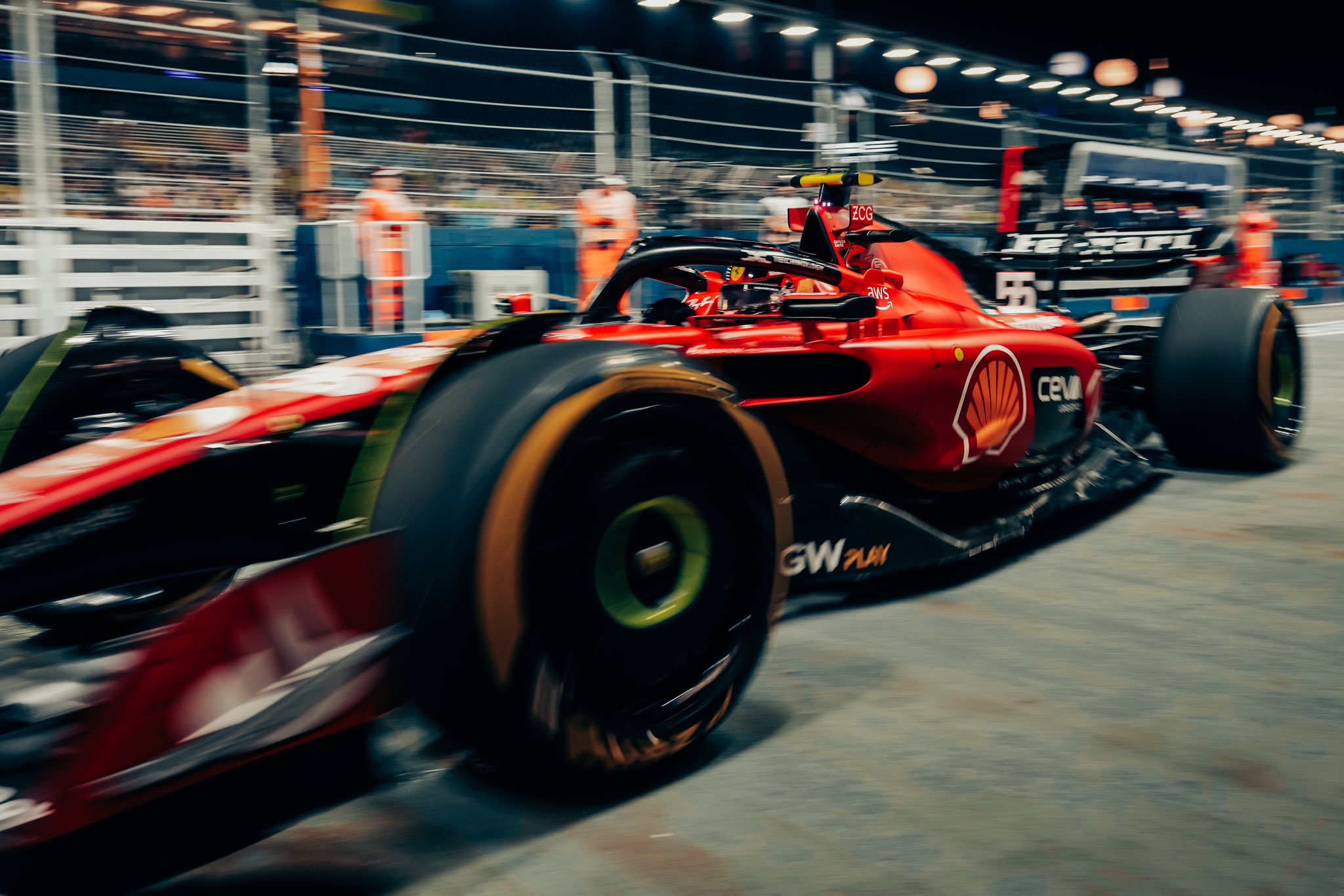 Ferrari Goes 1-2 at Brazilian Grand Prix Practice with Carlos