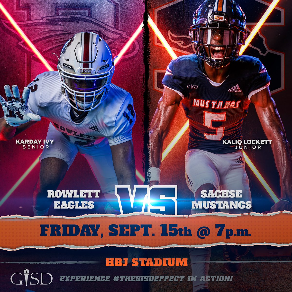 Garland ISD (@gisdnews) on Twitter photo It's GAME DAY! Support your favorite team tonight at HBJ Stadium as the <a href="/SHS_Mustangs/">Sachse High School</a> take on the <a href="/RHS_Eagles/">Rowlett High School</a>! Kick-off is at 7 pm - Don't be late! #TheGISDEffect #ExperienceTheMagic ✨
🎟️ Purchase your tickets by visiting: garlandisd.tix.com It's GAME DAY! Support your favorite team tonight at HBJ Stadium as the <a href="/SHS_Mustangs/">Sachse High School</a> take on the <a href="/RHS_Eagles/">Rowlett High School</a>! Kick-off is at 7 pm - Don't be late! #TheGISDEffect #ExperienceTheMagic ✨
🎟️ Purchase your tickets by visiting: garlandisd.tix.com