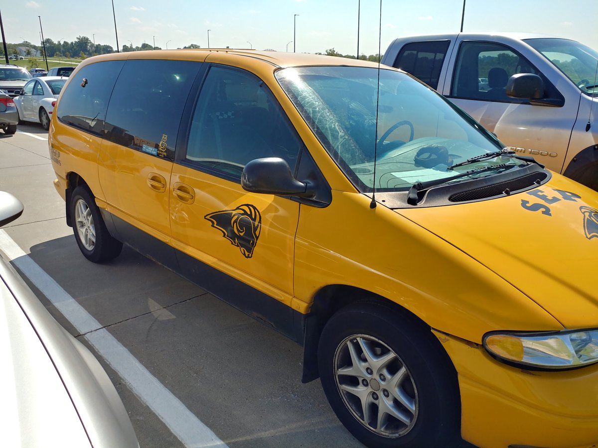 You young pups may think you bleed black and gold, but <a href="/flynnshrimp/">Shrimp</a> drove a van so iconic we made a t-shirt of it.  #ramvan  #legend