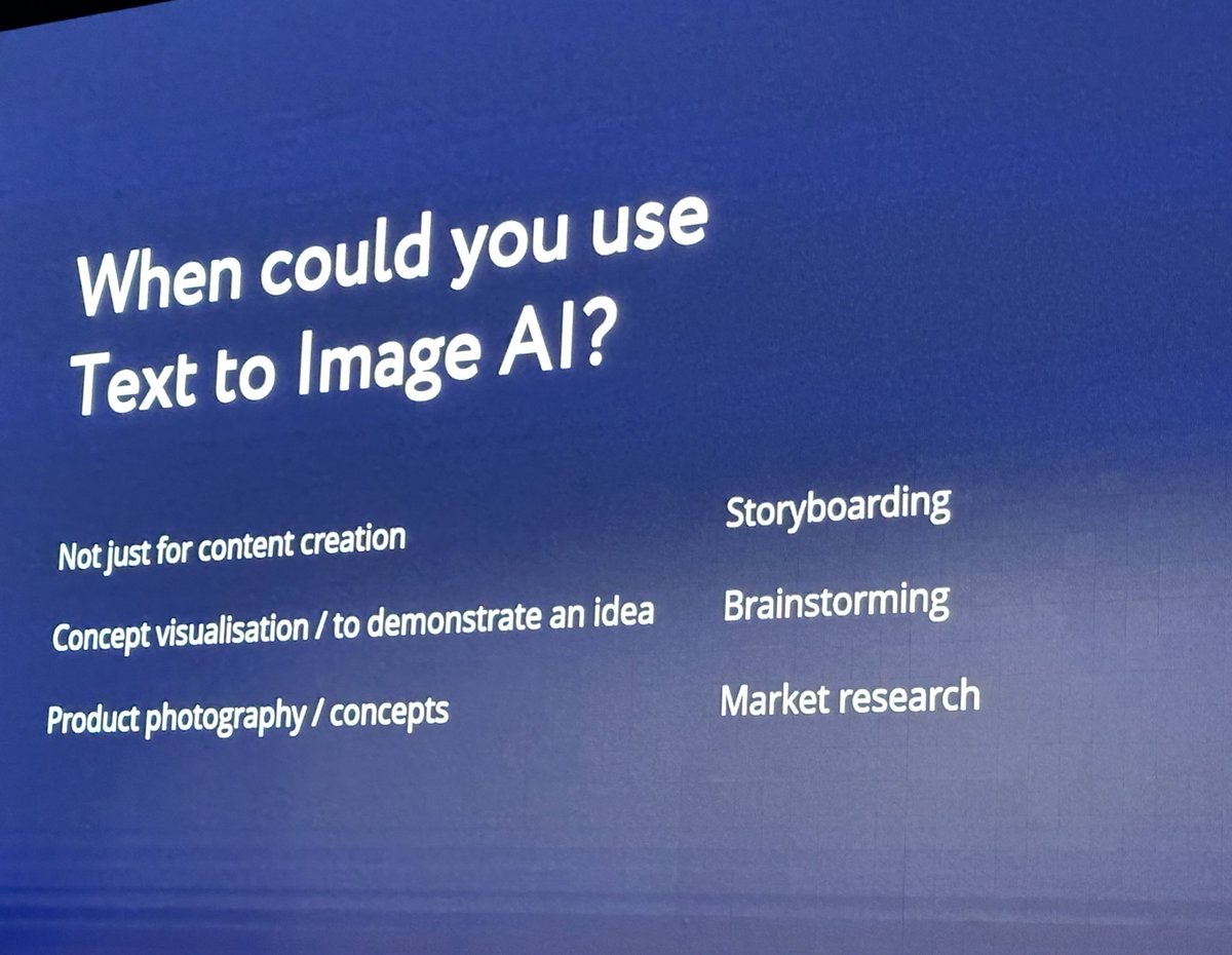 When can you use “Text to Image” AI ? @AmyW_Bloom #DigitalWomen