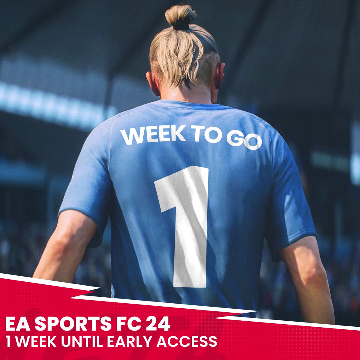 METAETHGG's tweet photo. Only 𝟭 week left for EA Sports FC 24 Early Access! ⚽️🎮

Who is as excited as we are? 🤩 https://t.co/HCPKRj7ZWe