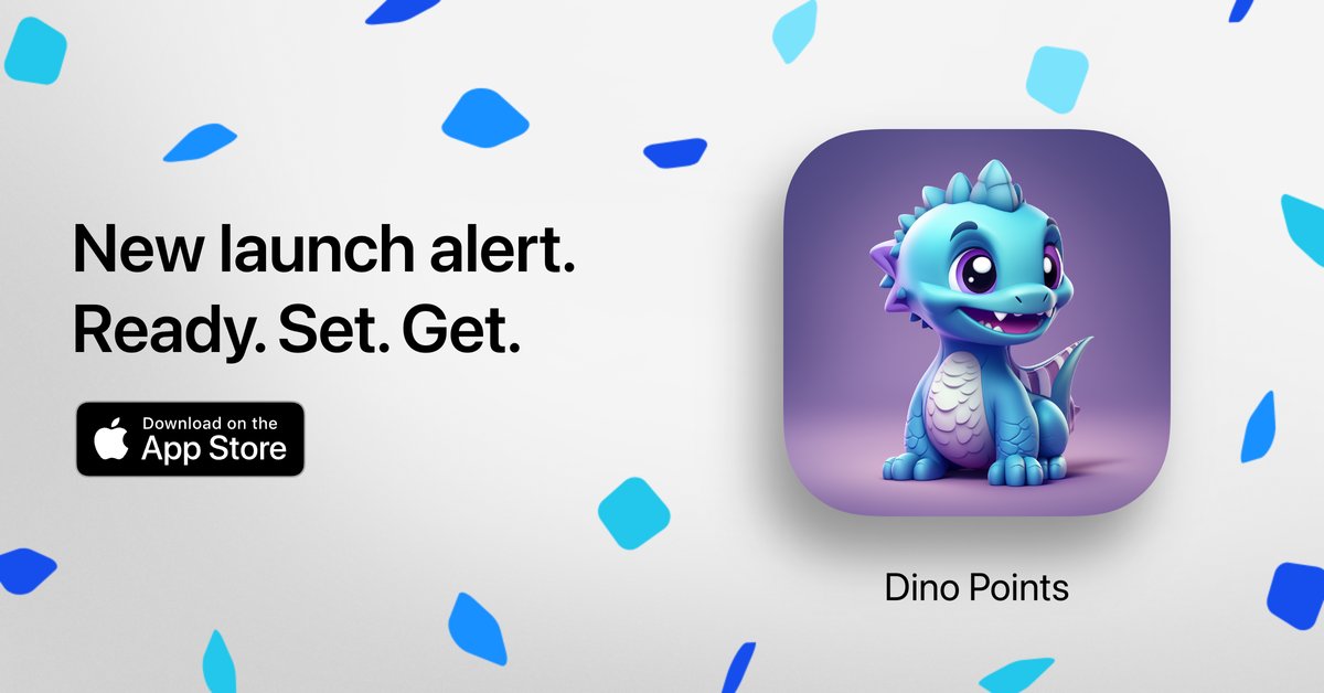 🎉 Big news! Excited to announce the launch of my app, Dino Points! 🦖

Turn parenting into a rewarding game! 🌟

🔹Earn &amp; Track Dino Points
🔹Set Redeemable Milestones
🔹Unlock Fun
🔹Custom Profiles
🔹Sync Across Devices

📲 Now on the Apple App Store! apple.co/3re9XAv