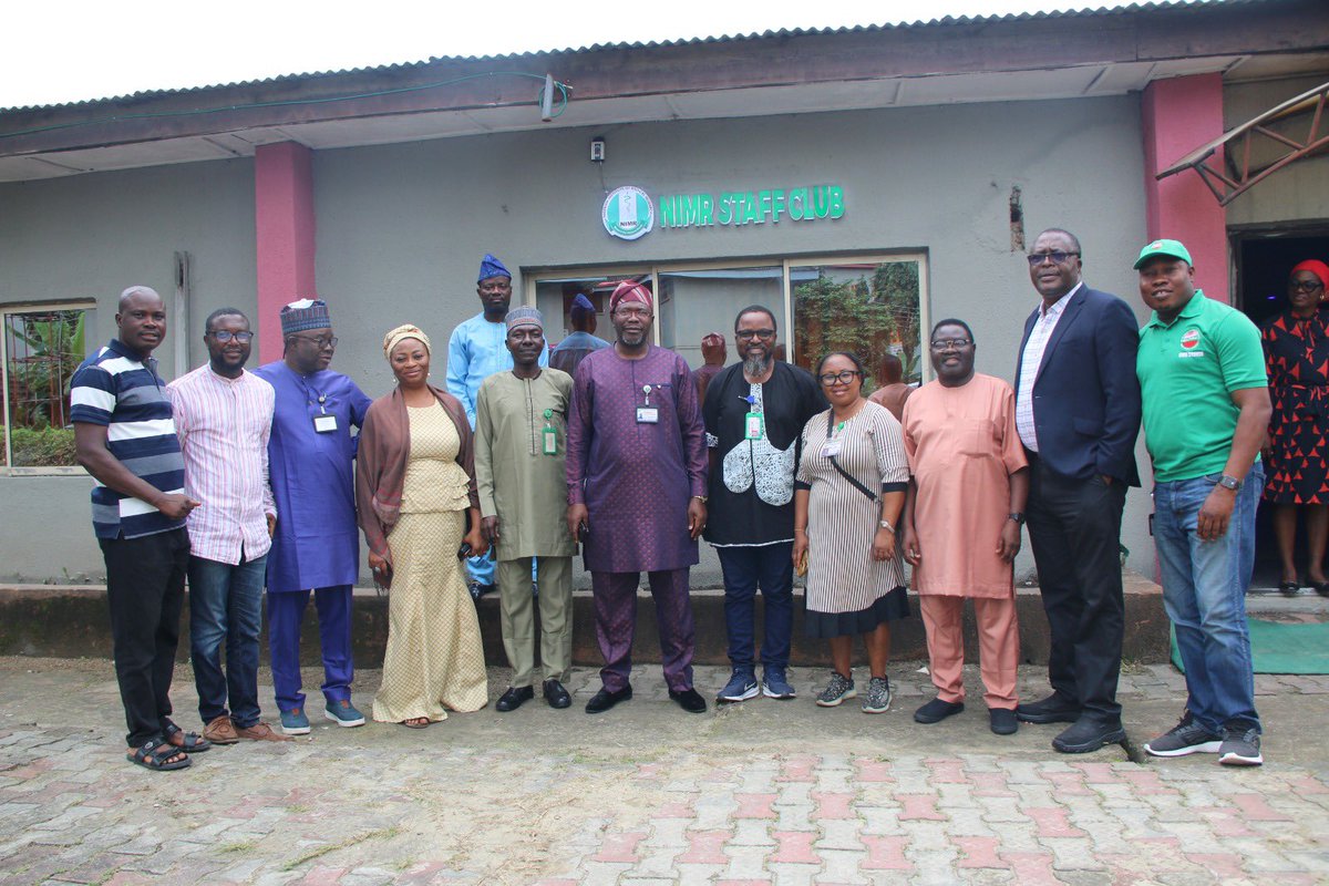 On Thursday, September 14th, 2023, Professor Babatunde Lawal Salako, DG/CEO of NIMR, @LawalSalako declared the NIMR Staff Club open. 

The establishment of the club was a collaborative effort of the three staff unions: ASURI, NASU, and SSA in the institute. #nimrnigeria