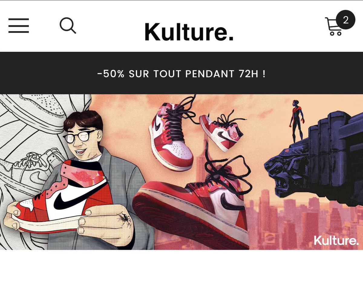 mayastrologie's tweet photo. ÉNORME DESTOCKAGE chez https://t.co/z4mjh0W0Do pdt 24h🤩 
toute les paires sont à -50% à partir de deux articles au paniers, j’ai eu mes deux AJ1 pour 127€ j’suis CHO-QUÉ!!!! https://t.co/LuJmVNvgjh