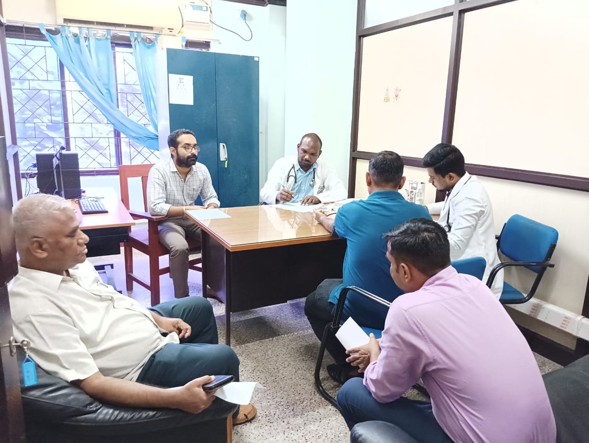 On 12 Sept 2023 ANIIMS's Dept of Com Medicine conducted an Annual Health Check-up camp for the CBI employees at the Office of Superintendent of Police, Port Blair and delivered a health talk on importance of prevention and management of hypertension and other common illnesses.