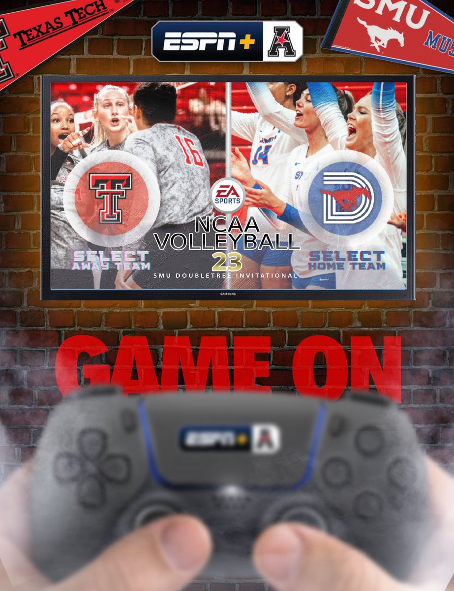 The <a href="/SMU/">SMU</a> Doubletree Invitational begins TONIGHT! Join <a href="/Shanelbram/">Shanel Rae</a> and me at 7 o'clock as <a href="/SMUVolleyball/">SMU Volleyball</a> hosts <a href="/TexasTechVB/">Texas Tech Volleyball</a>.

🏐 <a href="/American_Conf/">The American</a> on <a href="/ESPNPlus/">ESPN+</a>
📱 @ESPN app
💻 espn.tiny.us/TECHatSMU

#NCAAWVB #PonyUpDallas #WreckEm