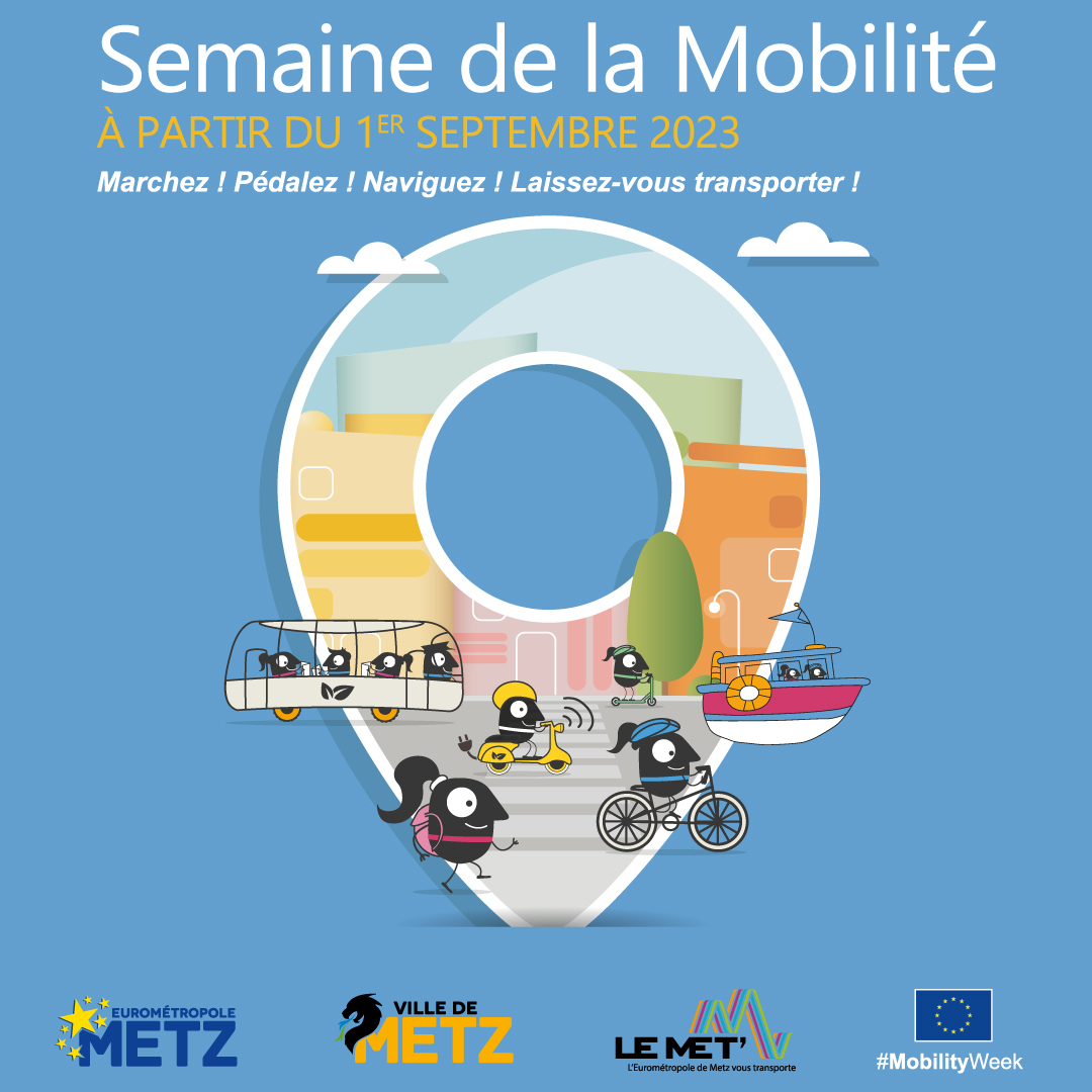 📢Pour #semainedelamobilite , <a href="/LEMET57/">Réseau LE MET'</a> et <a href="/TERGrandEst/">TER Grand Est</a> viennent à  votre rencontre dans les gares🚉de <a href="/EuroMetroMetz/">Eurométropole de Metz</a>. Venez prendre le petit déjeuner☕️de 7h30 à 9h dans nos gares : lundi 18/09 à Woippy, mardi 19/09 à Peltre, mercredi 20/09 à Ars/Moselle et jeudi 21/09 à Metz.