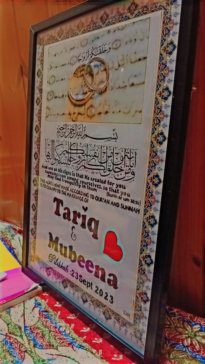 QamarUlNisa's tweet photo. Order done ✅
Size A3 
Dm for orders
#calligraphy https://t.co/VXa8g01Ao0