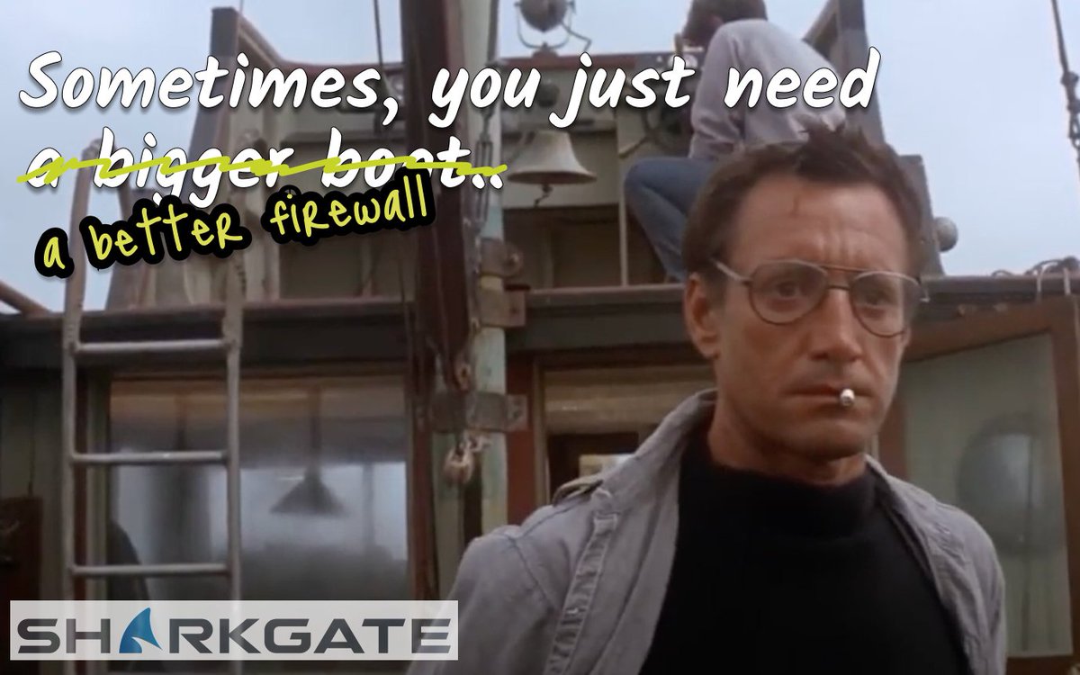 SharkGateSecure's tweet photo. Happy #FirewallFriday! 🦈 Just like Chief Brody realised in Jaws, sometimes you don't just need a bigger boat 🚣 .Protect your digital ocean with SharkGate, the WAF that takes a bite out of cyber threats!
🏆 Try for FREE https://t.co/qBhDmiu5ca
#Jaws #Cybersecurity #SharkGate https://t.co/RsMk6FgX5f