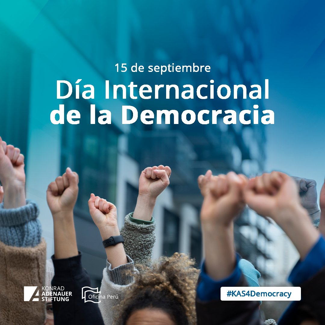 ☝🏼El Día Internacional de la Democracia, celebrado el 15 de septiembre, promueve los valores democráticos en todo el mundo.🌎 Esta fecha resalta la importancia de la participación cívica y el respeto a los derechos humanos. 🤝

#KAS4Democracy