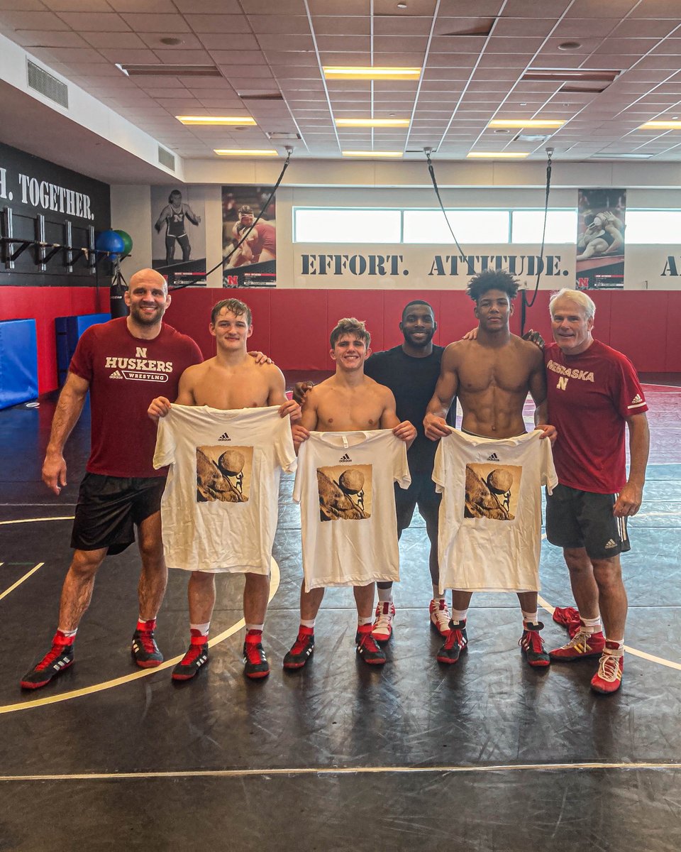 HuskerWrestling's tweet photo. Pace. Intensity. Belief.

These 3 men have embodied these Husker values so far this preseason.

#ToughTogether | #GBR https://t.co/AV5uXpt8cf