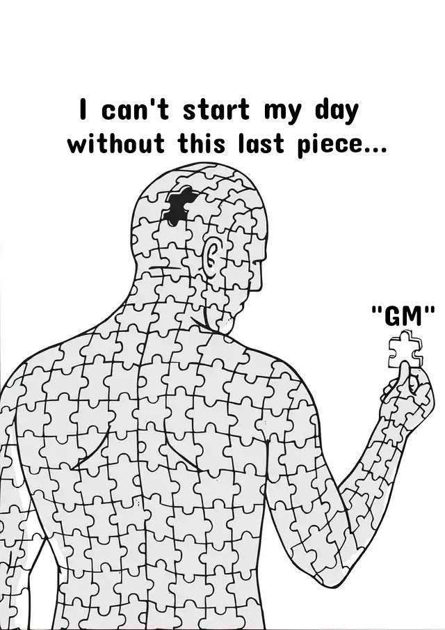 0xQuantic's tweet photo. GM🌞

Now can I move on with my day 🧩 https://t.co/9GTIVHK4qc