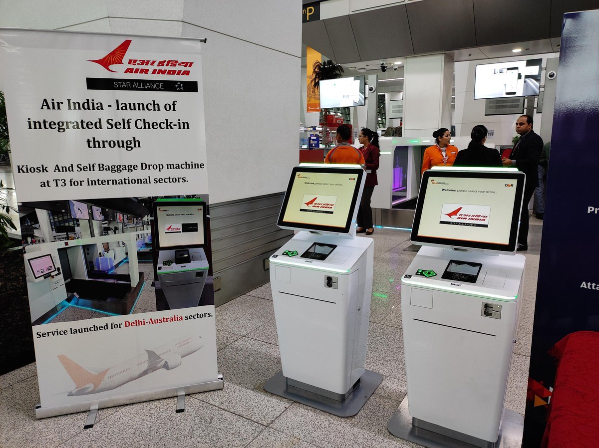 Air India introduces integrated self-baggage drop & self-check-in facility 