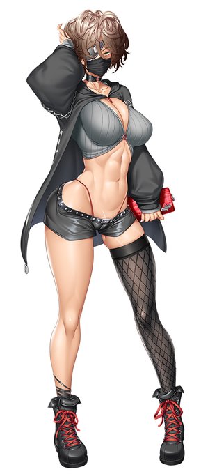 【対魔忍RPGX】9/16 10:00よりガチャに新キャラ追加!
https://t.co/n4s2Qh3hZ5

新イベントに合わせて新たな臥者が追加。
新堂エル先生謹製、天津杏里 第2弾登場!!
「よう、隊長--この格好か? 見てのとおり、私服だよ……まぁこんな私でも、休日くらいは相応に着飾ったりするものさ」 