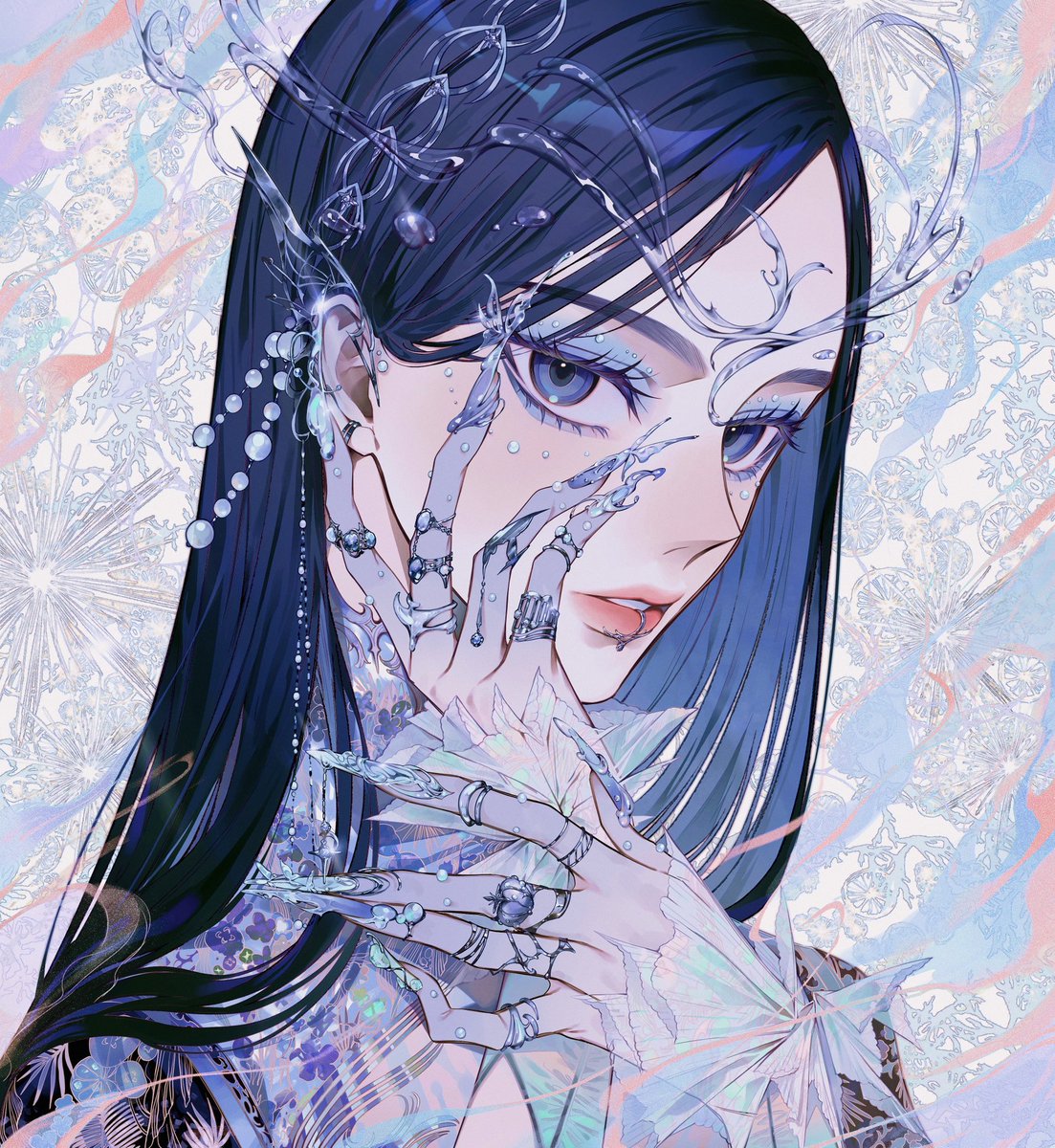 「アナログとデジタル 対になるとかわいいです #illustlation #wat」|夏目レモンのイラスト