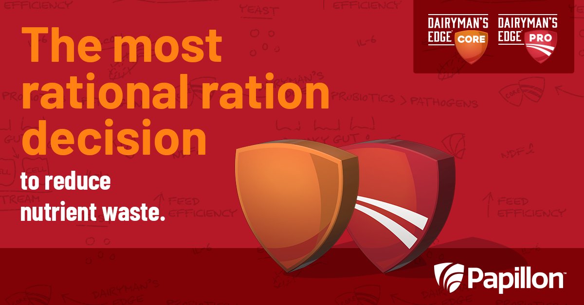 Too often, expensive feed ingredients end up as fertilizer. The Dairyman’s Edge® line is specifically formulated to support rumen and intestinal function in ways that help cows absorb vital nutrients from the ration. Get the most from your rations at papillon-ag.com/products/dairy…