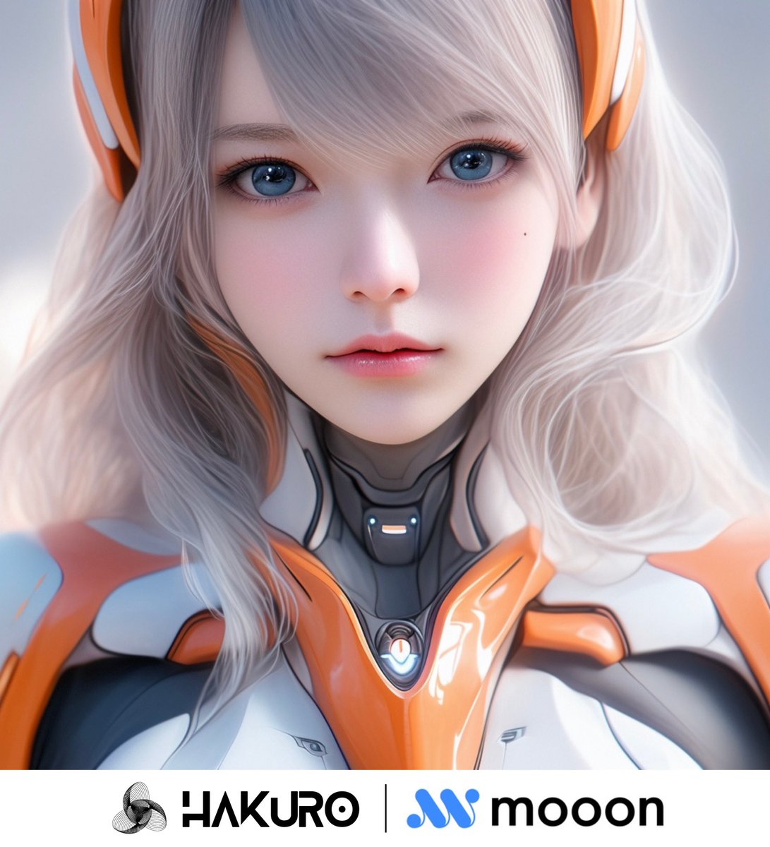 NextPunks_'s tweet photo. 🍊🌕HAKURO × mooonコラボ🌕🍊

フリミンサービスの @mooon_nft でHAKUROのNFTを無料配布！第二弾🚀

✅フリミンはリプ欄のリンクから！
✅枚数減らして限定250枚🎁🚀！
#HAKURO #mooon #フリミン https://t.co/zmg9x1zYjL