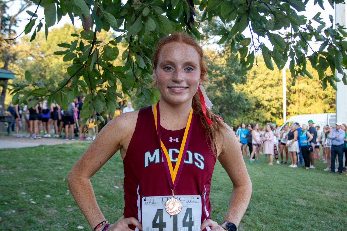 MICDS Track & Field (@micdstrack) on Twitter photo Congratulations to Grace Coppel '25 at last night's
Lutheran North XC Invitational! She placed 3rd with a time of 20:18.24! <a href="/MICDSAthletics/">MICDS Athletics</a> Congratulations to Grace Coppel '25 at last night's
Lutheran North XC Invitational! She placed 3rd with a time of 20:18.24! <a href="/MICDSAthletics/">MICDS Athletics</a>