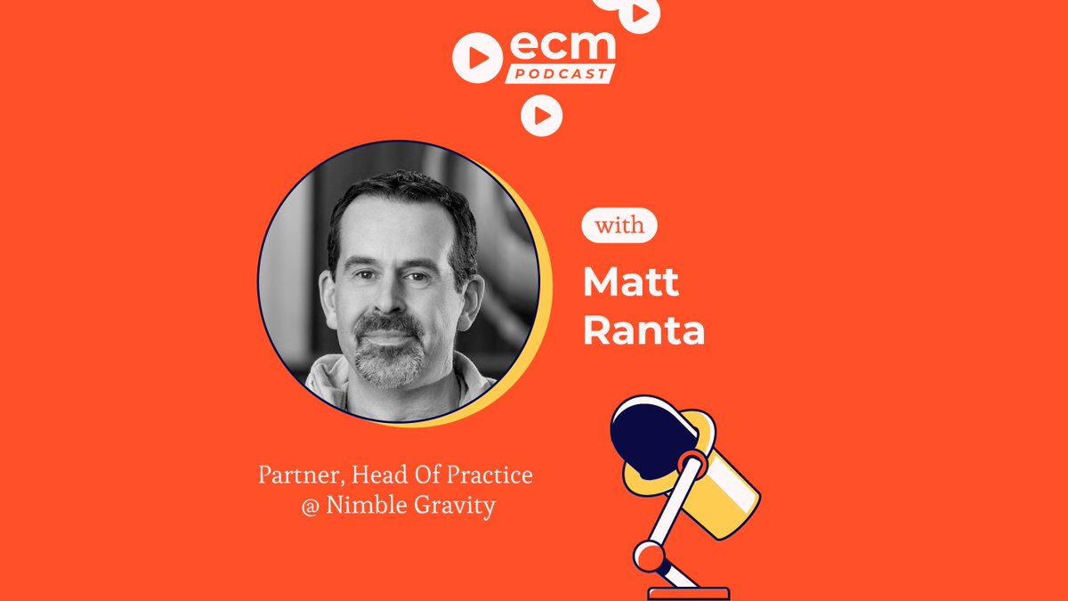 Host Francois Marchand is joined by Matt Ranta—Head of Practice at Nimble Gravity—to talk about why you should trust the data over your gut for ecommerce success! 🧠📊

&gt;&gt; loom.ly/c4E6KsU

#ECM #Podcast #Ecommerce #DataOverGuts
