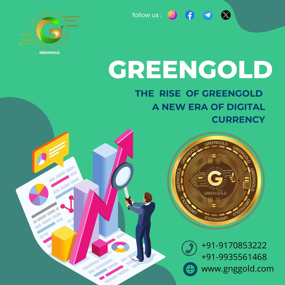 Greengold2023's tweet photo. The Rise Of Green Gold A New Era Of Digital Currency
"Click the link in our bio for the website":
Follow for more - @gng_gold
.
.
#GreenGold #SustainableSolutions #BlockchainForGood #MakingTheWorldG #GNG #FutureCurrency #Innovation https://t.co/2gCMhCZb1m