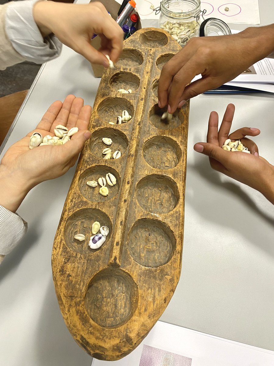 MultakaO's tweet photo. Exploring learning and connecting through play! #Multaka recently led a session with the Play! Project @Pitt_Rivers looking at childhood games from around the world 🟪🐚 #multakaoxford #pittriversmuseum #creativeplay https://t.co/fTYAcoGsHO