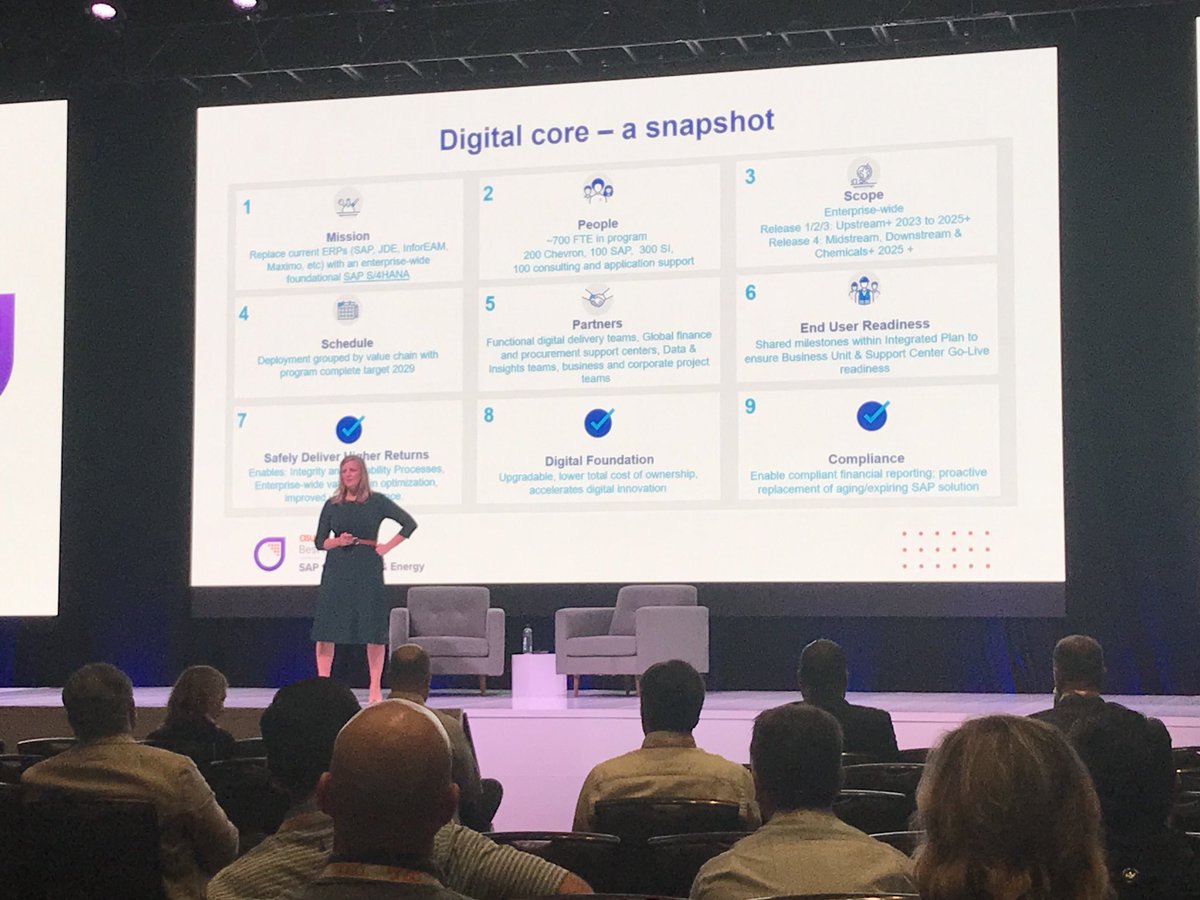 brentpottswork's tweet photo. Amber Krummes of #Chevron kicks off the third day of great presentations @BPOGE #ASUG #SAP https://t.co/f8LEcFgbe1